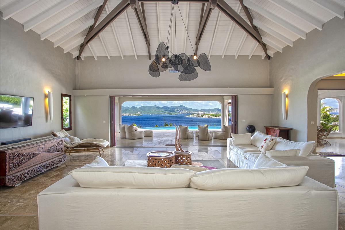 A louer villa 3 chambres Simpson Bay Saint Martin_ Salon - 15